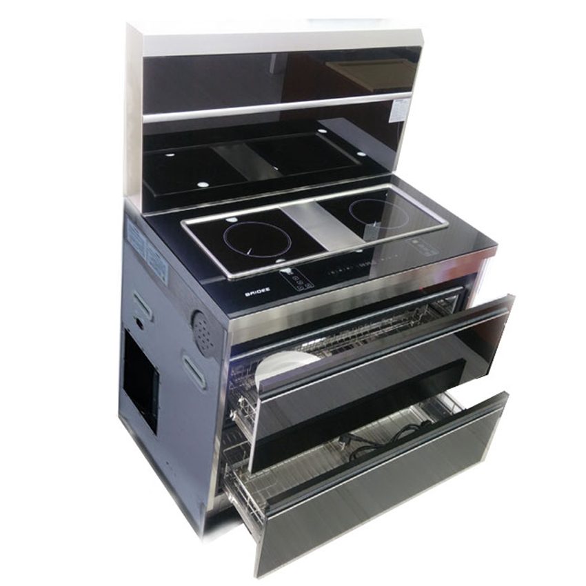 Thành phần của bếp điện từ đôi tích hợp hút mùi Baidee A5-3