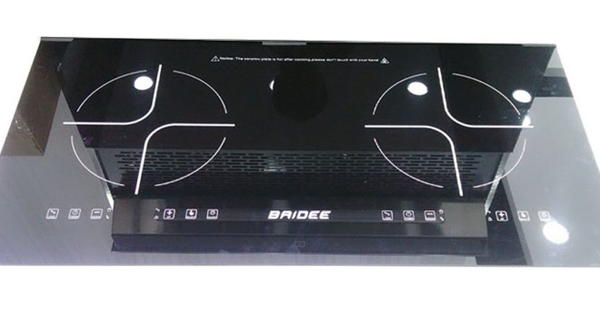Thiết bị cảm ứng của bếp điện từ đôi tích hợp hút mùi Baidee EA9-10 