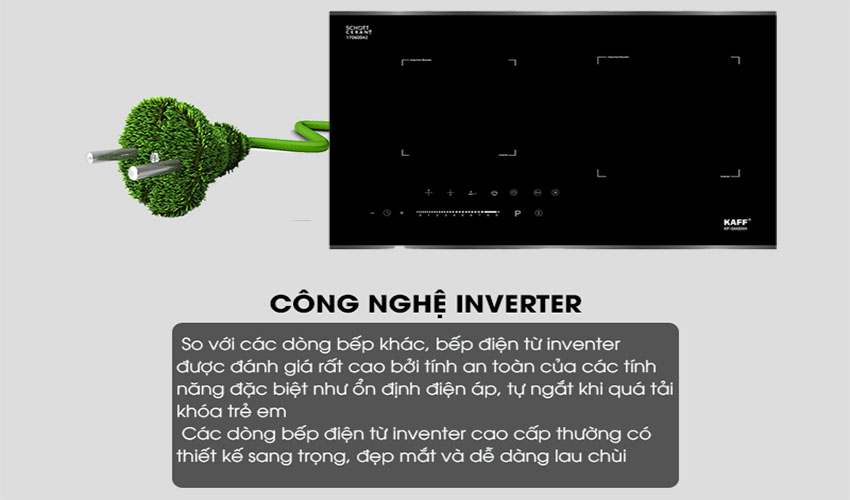 Bếp từ domino ngang Kaff KF-SM200II (Made in Germany) - Hàng chính hãng