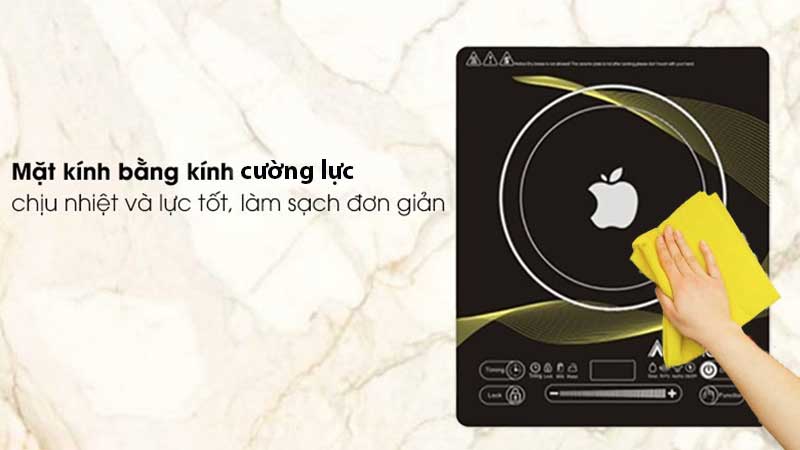 Mặt kính của Bếp điện từ đơn Apechome APH-BT2020