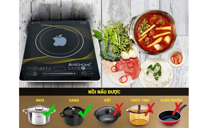 Bếp điện từ đơn Apechome APH-BT2020