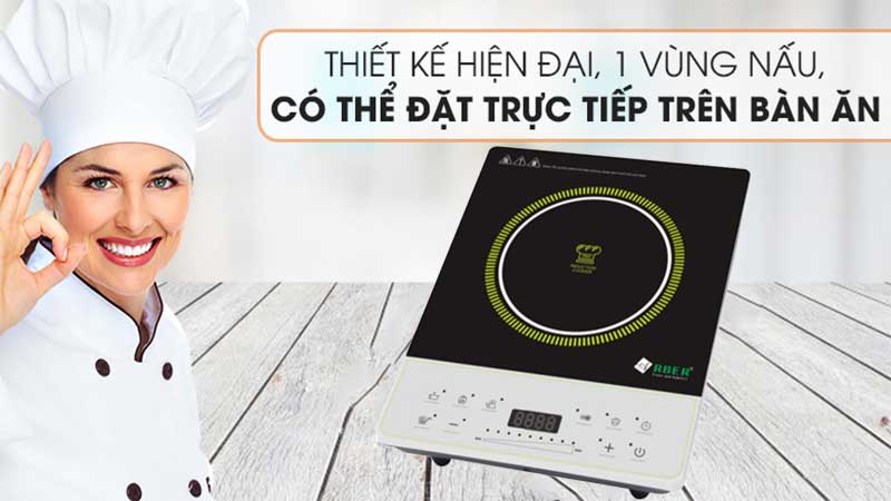 Thiết kế của Bếp điện từ đơn Arber AB-303