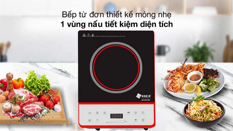 Thiết kế của Bếp điện từ đơn Arber AB-303MD