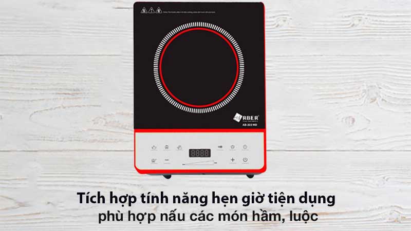 Tính năng hẹn giờ của Bếp điện từ đơn Arber AB-303MD