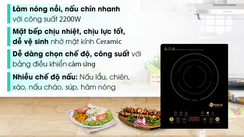 Bếp điện từ đơn Arber AB301 - Hàng chính hãng