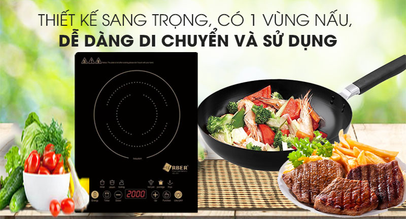 Bếp điện từ đơn Arber AB301 - Hàng chính hãng