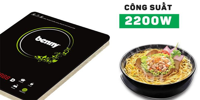 Bếp điện từ đơn Benny BI-2200/19 - Hàng chính hãng