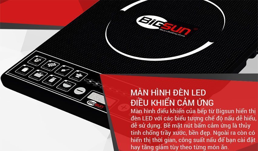 Bếp đơn điện từ Bigsun BI-1 - Hàng chính hãng