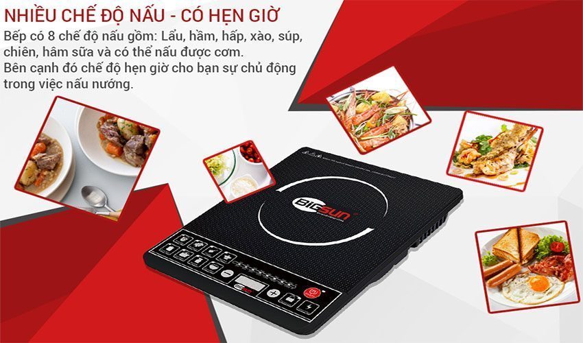 Bếp đơn điện từ Bigsun BI-1 - Hàng chính hãng
