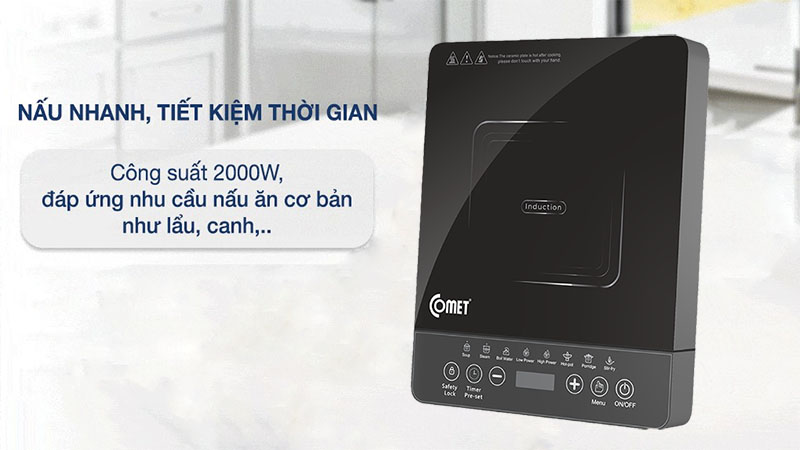 Công suất của Bếp điện từ đơn Comet CM5415