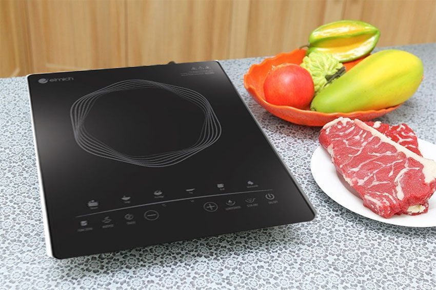 Bếp điện từ đơn Elmich ICE-1827 với thiết kế hiện đại, tiện dụng