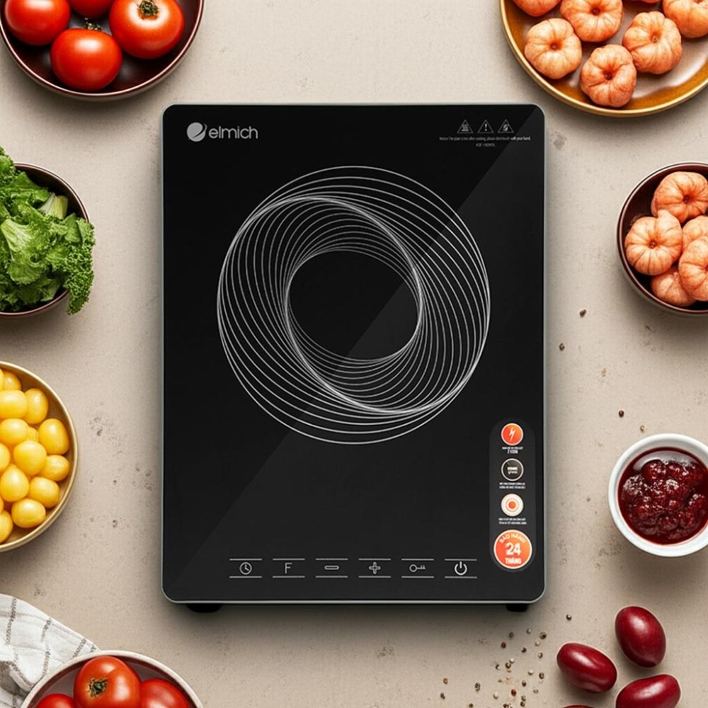 Bếp điện từ đơn Elmich ICE-1828OL - Hàng chính hãng