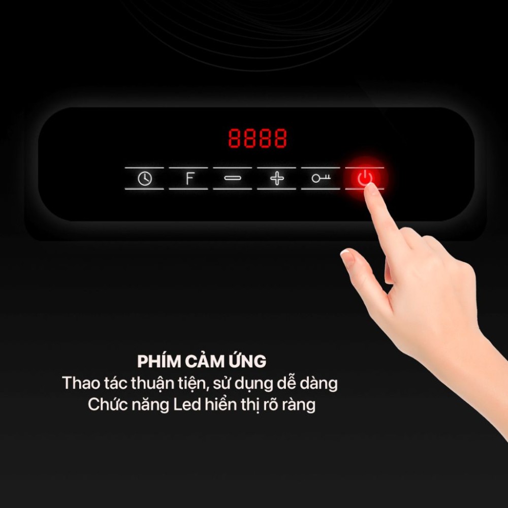 Bếp điện từ đơn Elmich ICE-1828OL - Hàng chính hãng