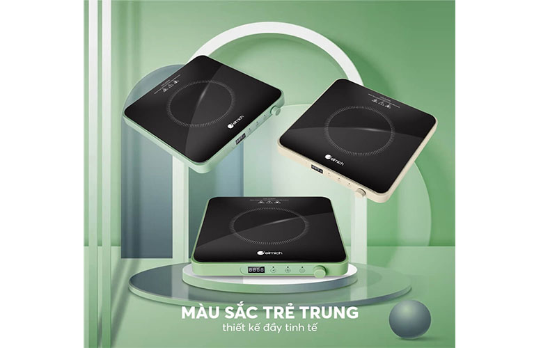 Bếp điện từ đơn Elmich ICE-3879AW/MG/PG - Hàng chính hãng