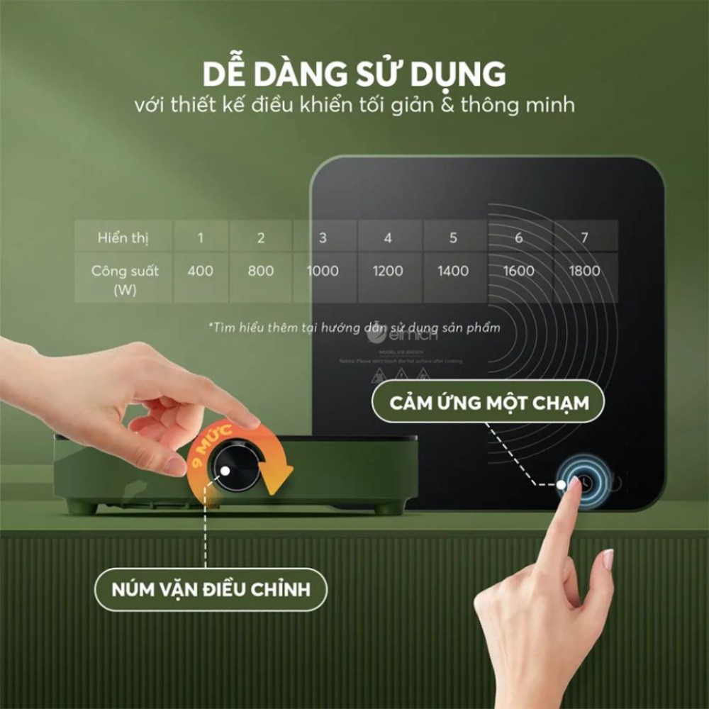 Bếp điện từ đơn Elmich ICE-8903 - Hàng chính hãng