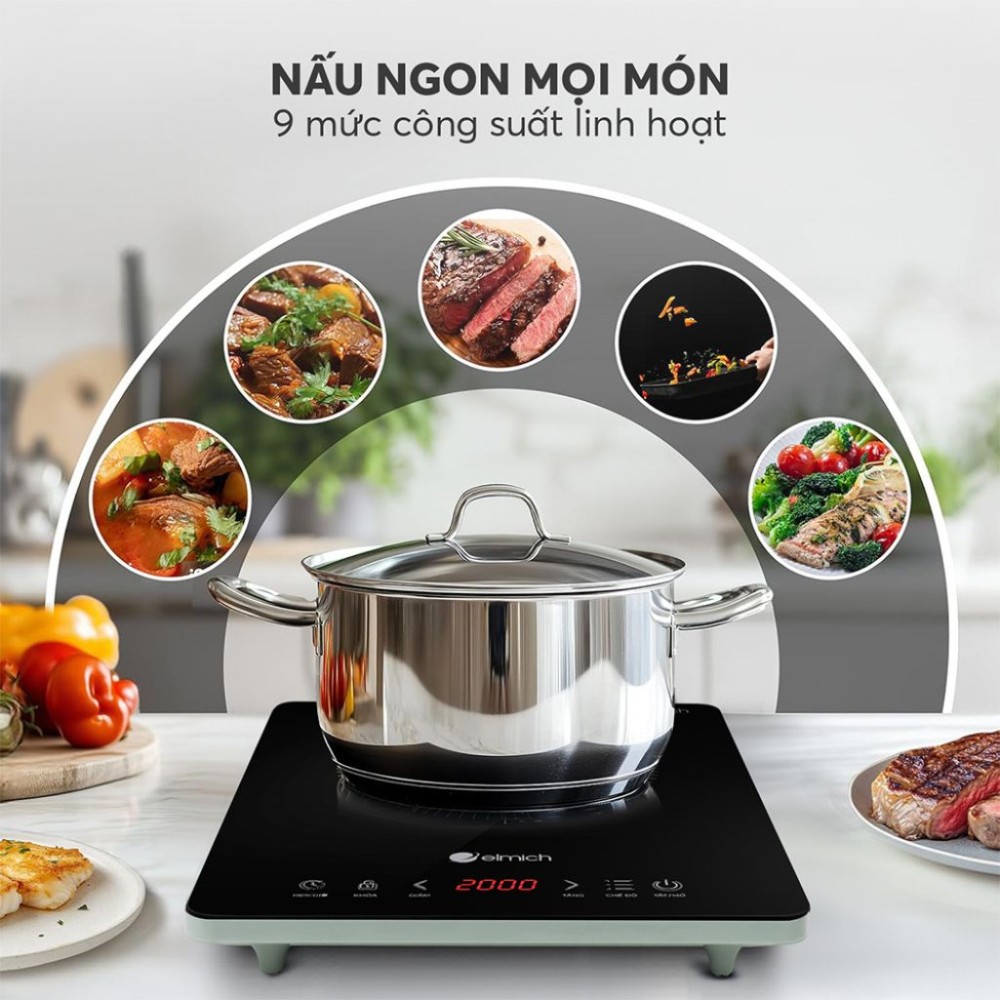 Bếp điện từ đơn Elmich ICE9300 - Hàng chính hãng
