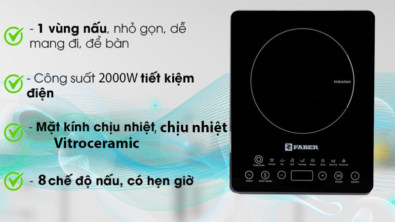 Bếp điện từ đơn Faber FB-INM2 - Hàng chính hãng