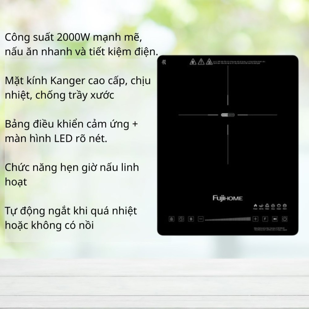 Bếp điện từ đơn FujiHome IC1391 - Hàng chính hãng