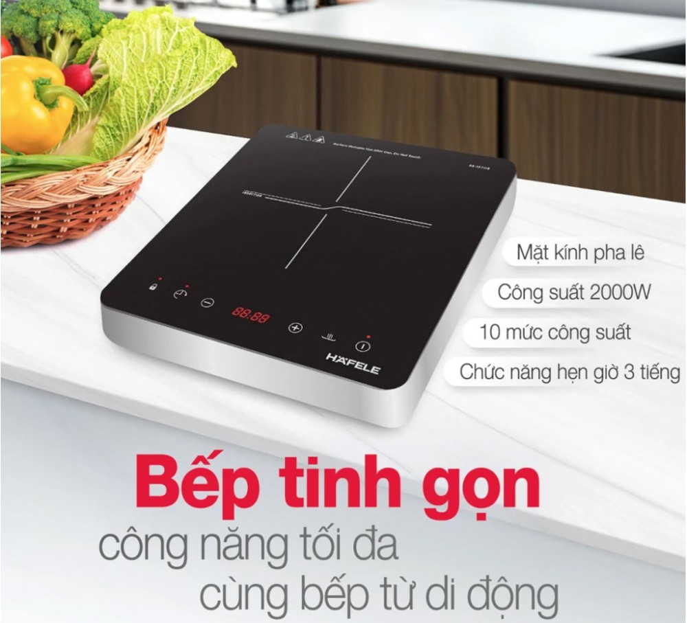 Bếp điện từ đơn Hafele HS-12711B (536.61.890) - Hàng chính hãng