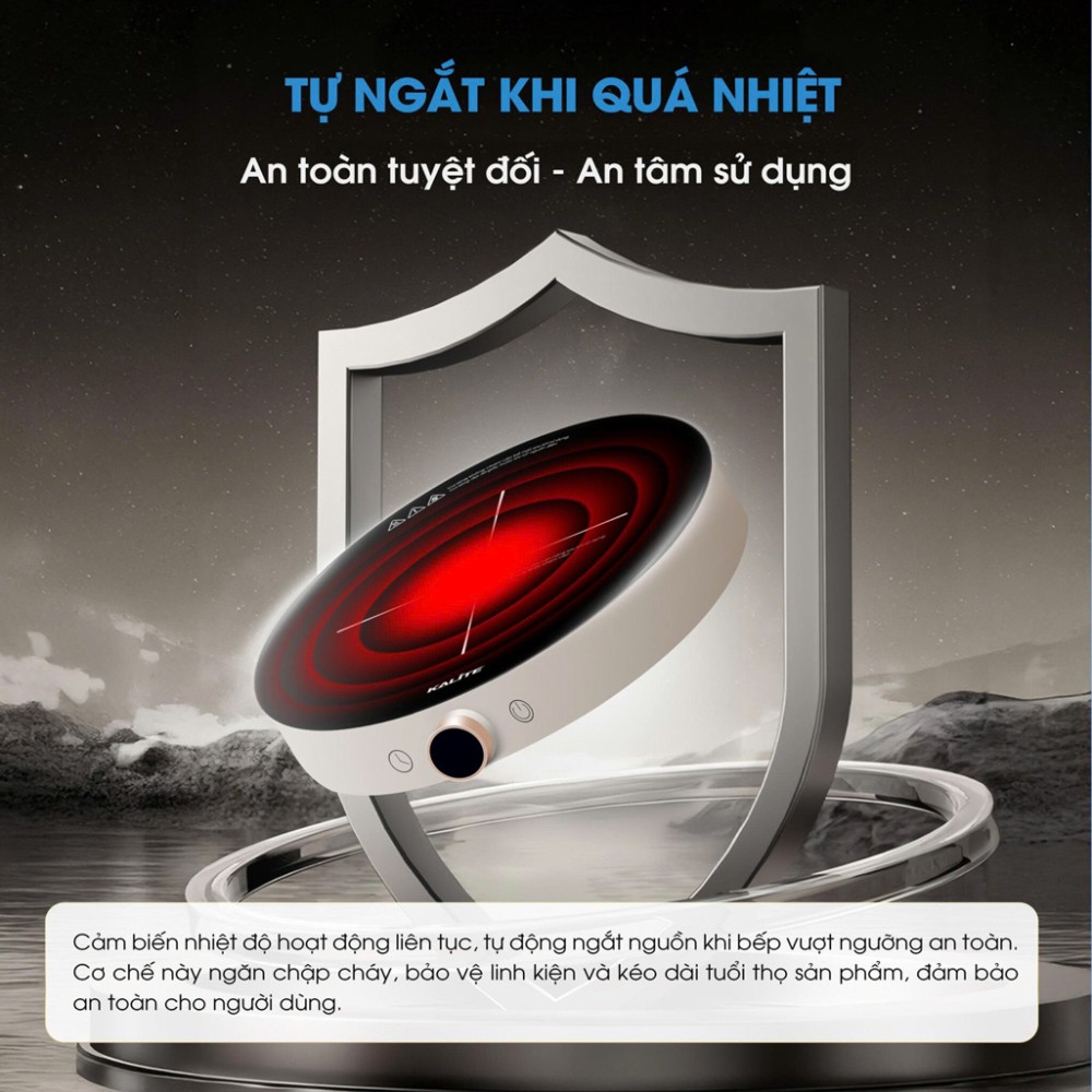 Bếp điện từ đơn Kalite Power S8 - Hàng chính hãng