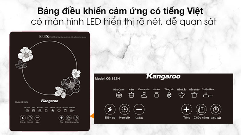 Bếp điện từ đơn Kangaroo KG352N - Hàng chính hãng