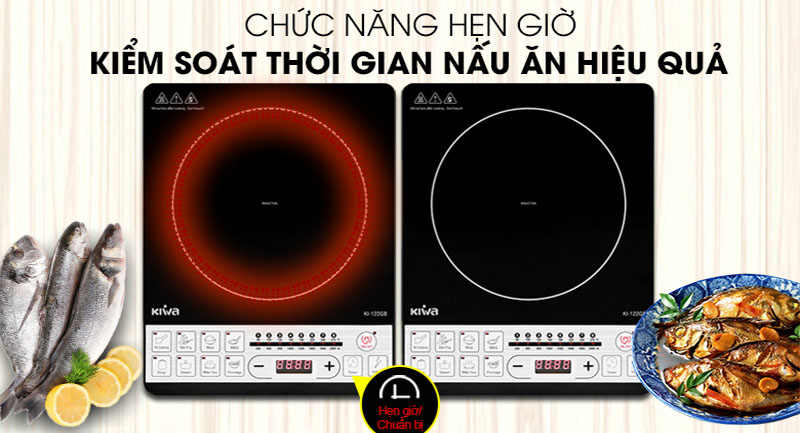 Bếp điện từ đơn Kiwa KI-122GB - Hàng chính hãng