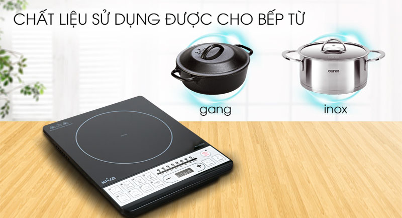Bếp điện từ đơn Kiwa KI-122GB - Hàng chính hãng