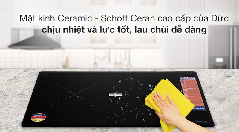 Bếp điện từ đôi Kocher DI-808GE - Hàng chính hãng