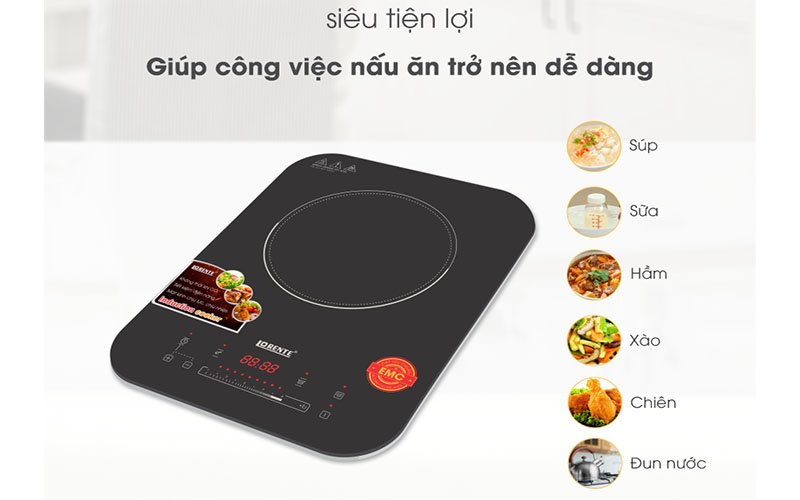 Bếp điện từ đơn Lorente LT–6080 - Hàng chính hãng