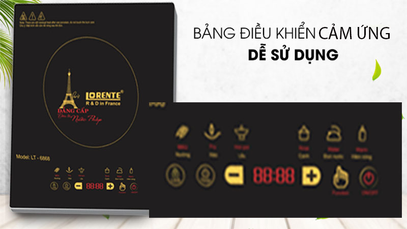 Bếp điện từ đơn Lorente LT–6868 - Hàng chính hãng