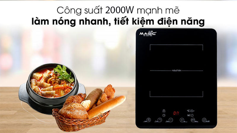 Công suất của Bếp điện từ đơn Magic Eco AC-201