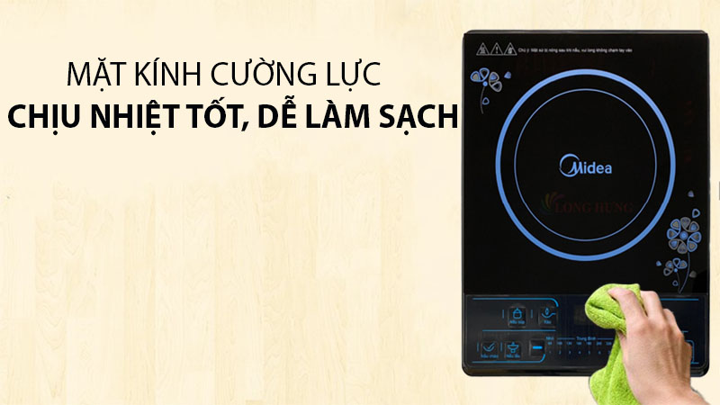Bếp điện từ đơn Midea MI-B1920DG - Hàng chính hãng