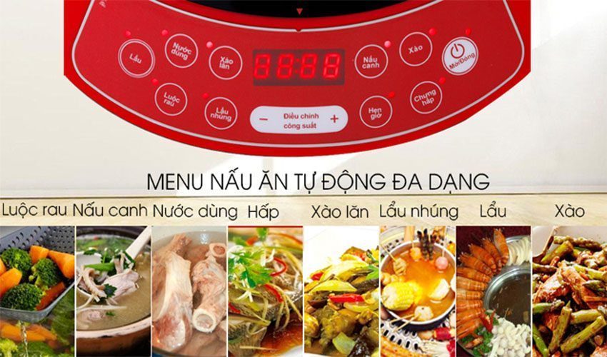 Bếp điện từ đơn Midea MI-B2118DH - Hàng chính hãng