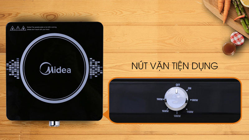 Bếp điện từ đơn Midea MI-K1917EF - Hàng chính hãng