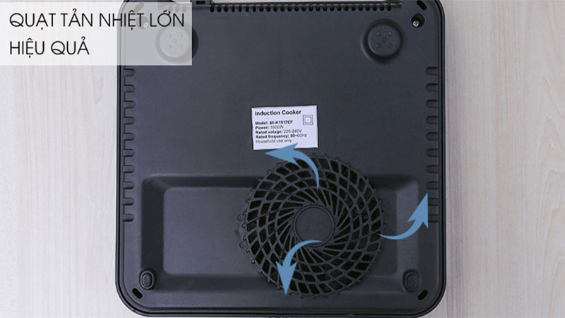 Bếp điện từ đơn Midea MI-K1917EF - Hàng chính hãng