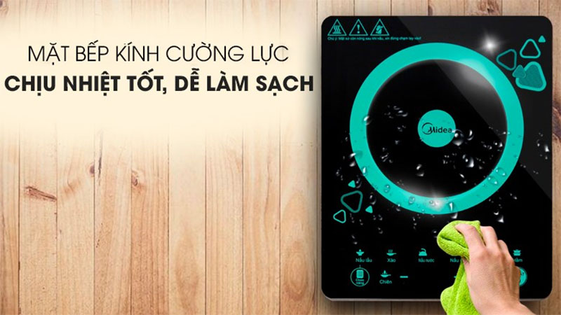Bếp điện từ đơn Midea MI-T2120DD - Hàng chính hãng