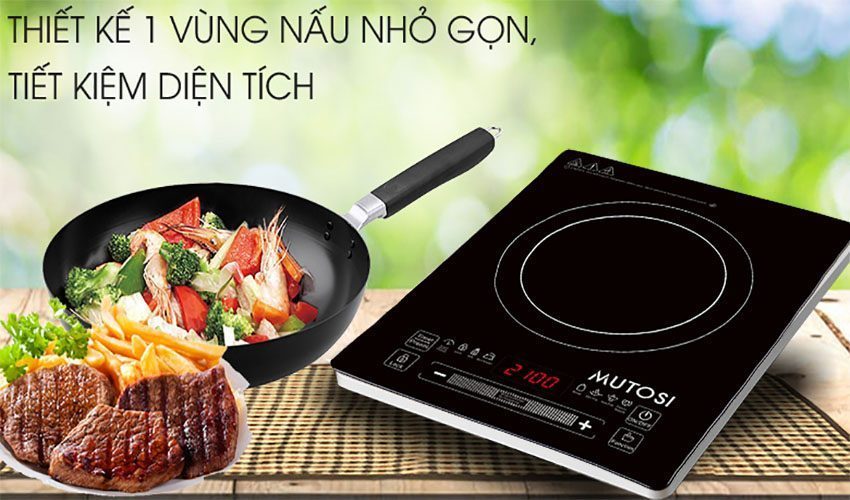 Bếp điện từ đơn Mutosi MI68 - Hàng chính hãng