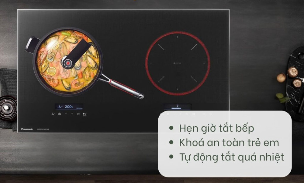 Bếp điện từ Panasonic KY-A1W70KRA - Hàng chính hãng