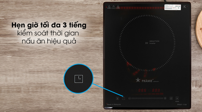 Bếp điện từ đơn Pramie PRMY-1108 - Hàng chính hãng