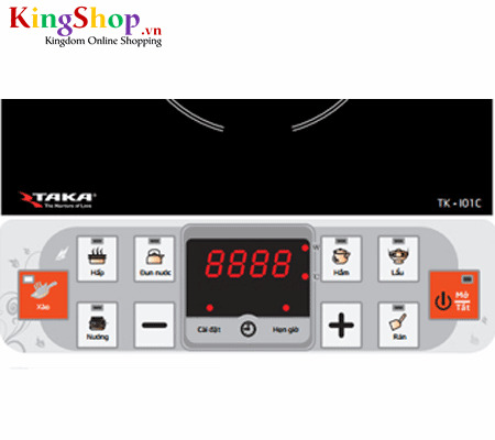 Bếp điện từ đơn Taka TK-I01C - Công suất 2000W - Hàng chính hãng
