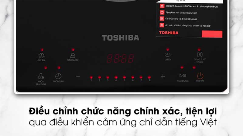 Bếp điện từ đơn Toshiba IC-20S4PV - Hàng chính hãng