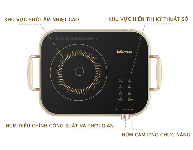 Bếp hồng ngoại đơn Bear DTL-A22D1 - Hàng chính hãng