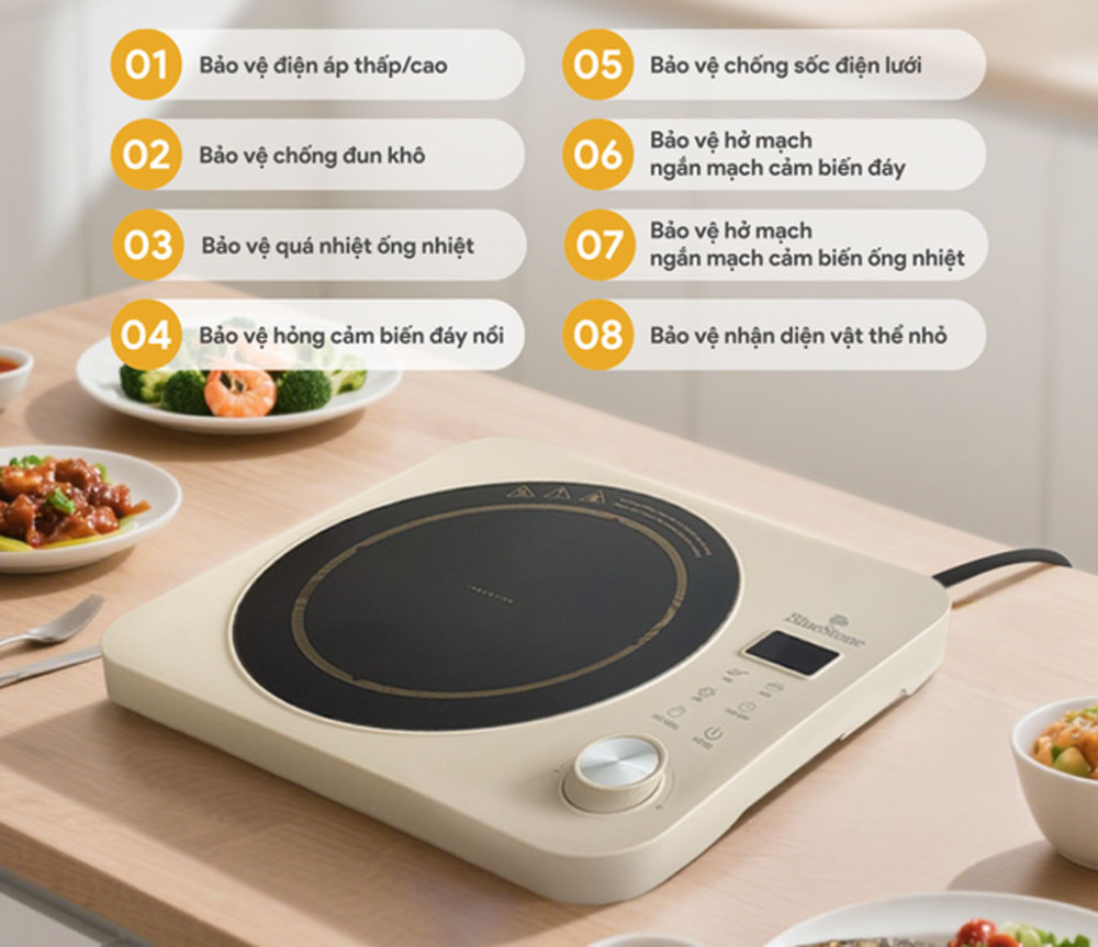 Bếp điện từ đơn BlueStone ICB-6618 - Hàng chính hãng