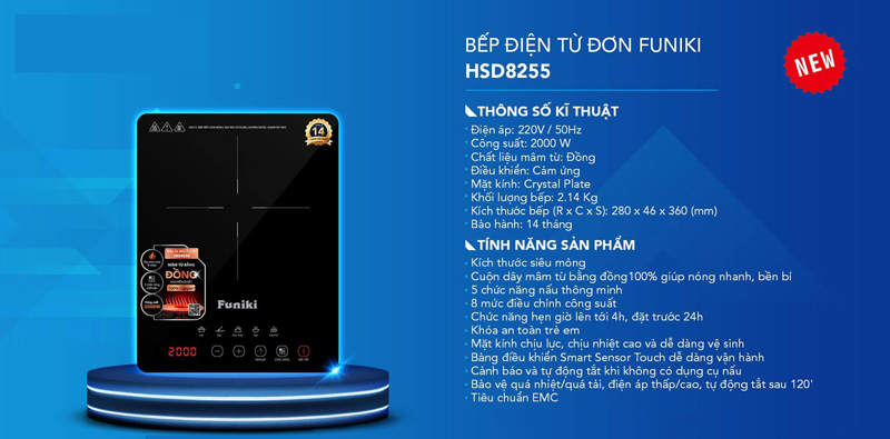 Bếp có nhiều tính năng nổi bật