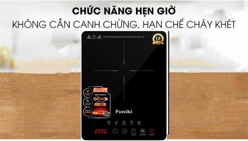 Hẹn giờ nấu lên đến 240 phút