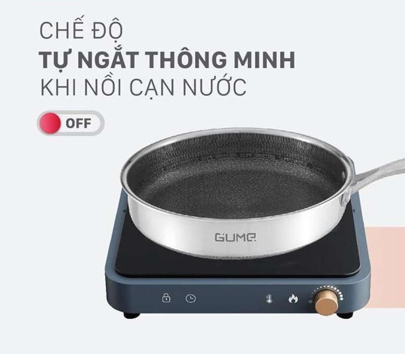 Bếp điện từ đơn Gume GIC LITE-02 - Hàng chính hãng