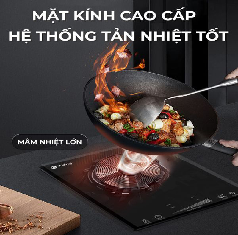 Bếp điện từ đơn Iruka I-111 - Hàng chính hãng
