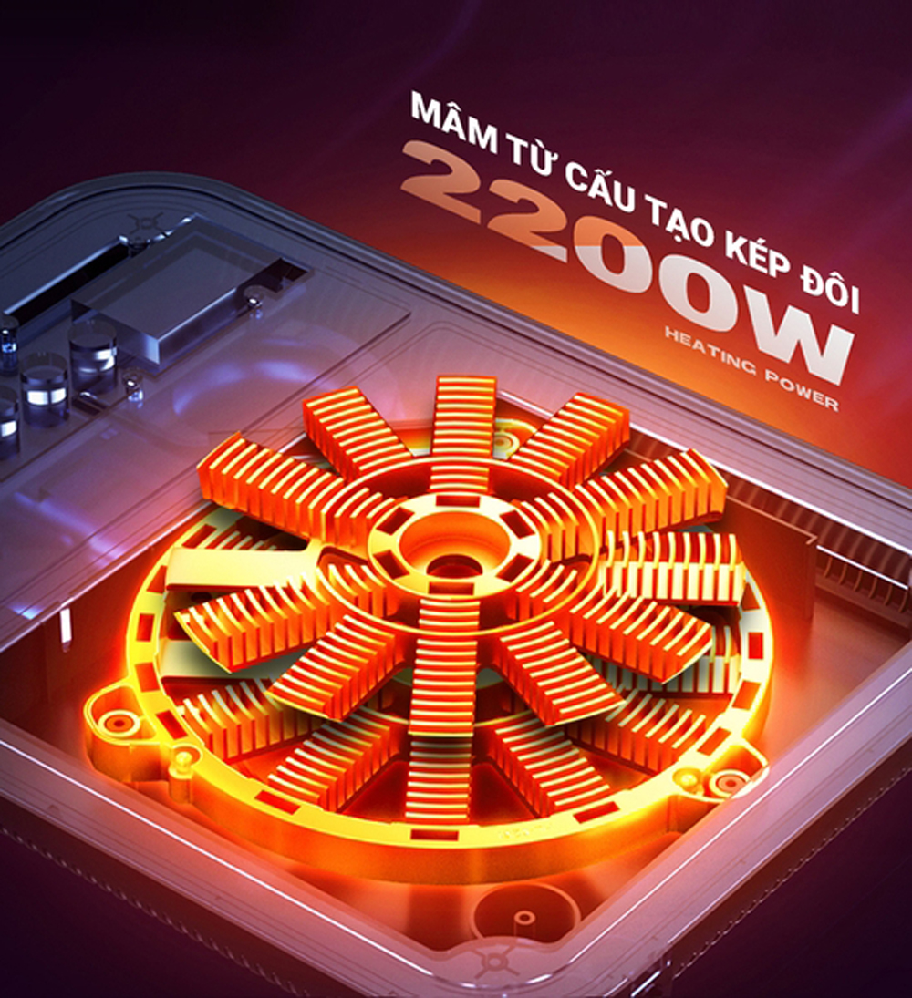 Bếp từ đơn Kalpen ICK-1618 (2200W) - Hàng chính hãng