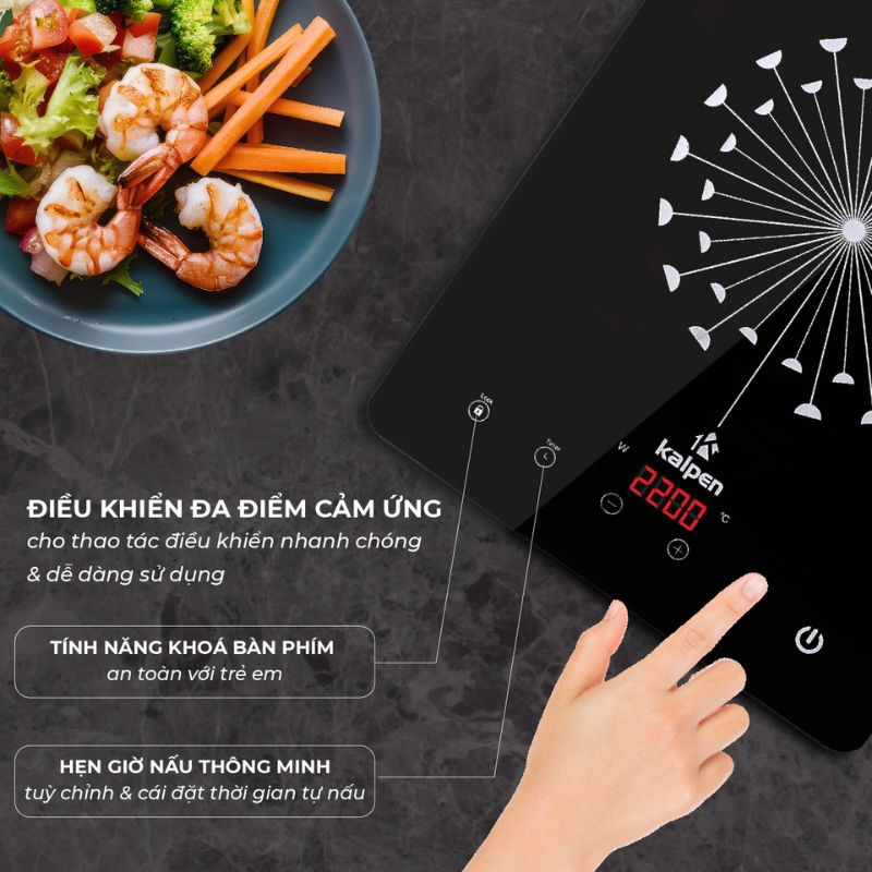 Bếp điện từ đơn Kalpen IK1 - Hàng chính hãng
