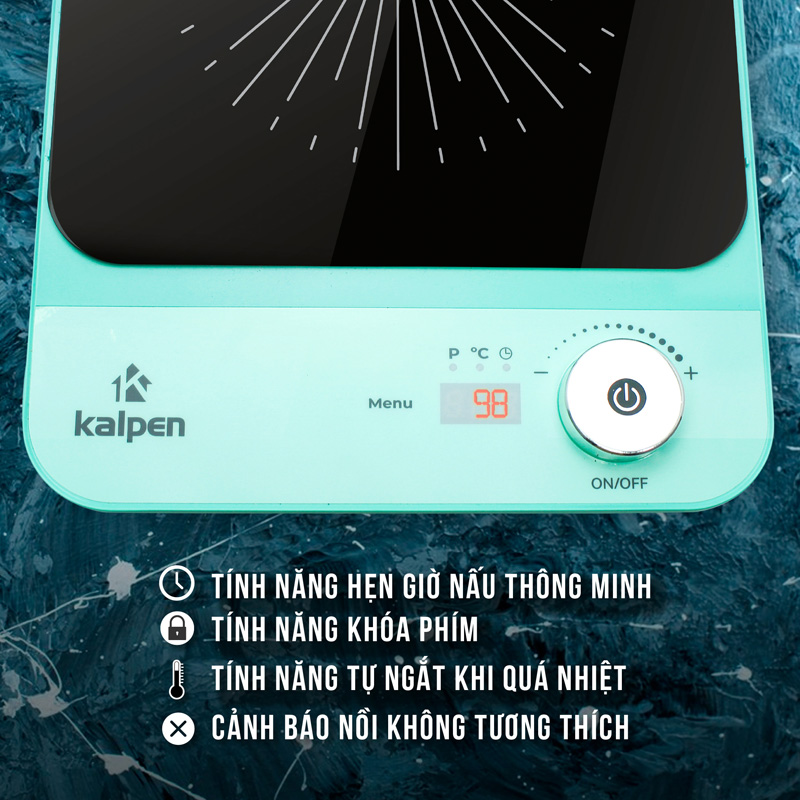 Bếp điện từ đơn Kalpen IK2 - Hàng chính hãng